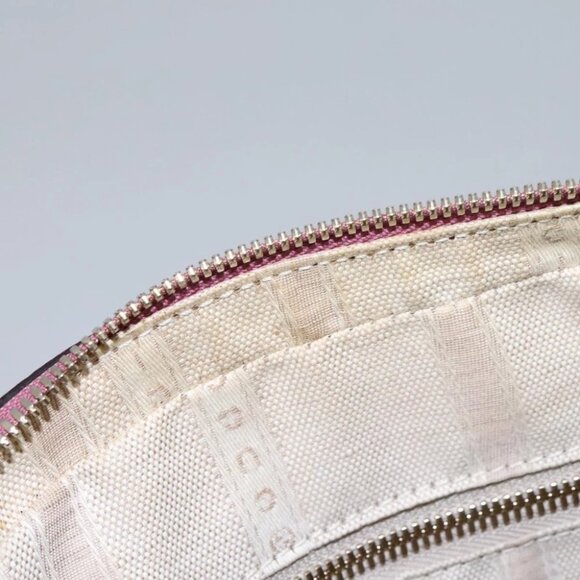 GUCCI Lady Dollar Hand Bag Leather 2way Gold Pink Auth ki5528AV - Picture 12 of 15